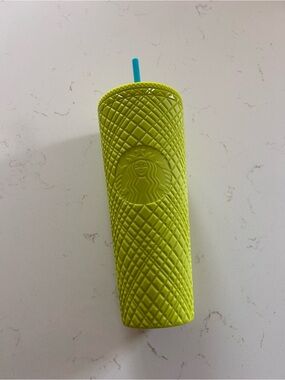 Starbucks 2023 LATAM Mexico Neon Green Venti Tumbler Cup